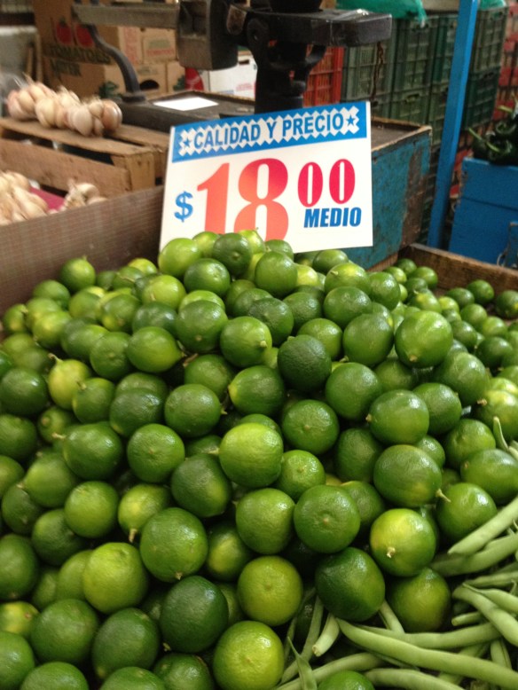 Limes in Jamaica Mercado